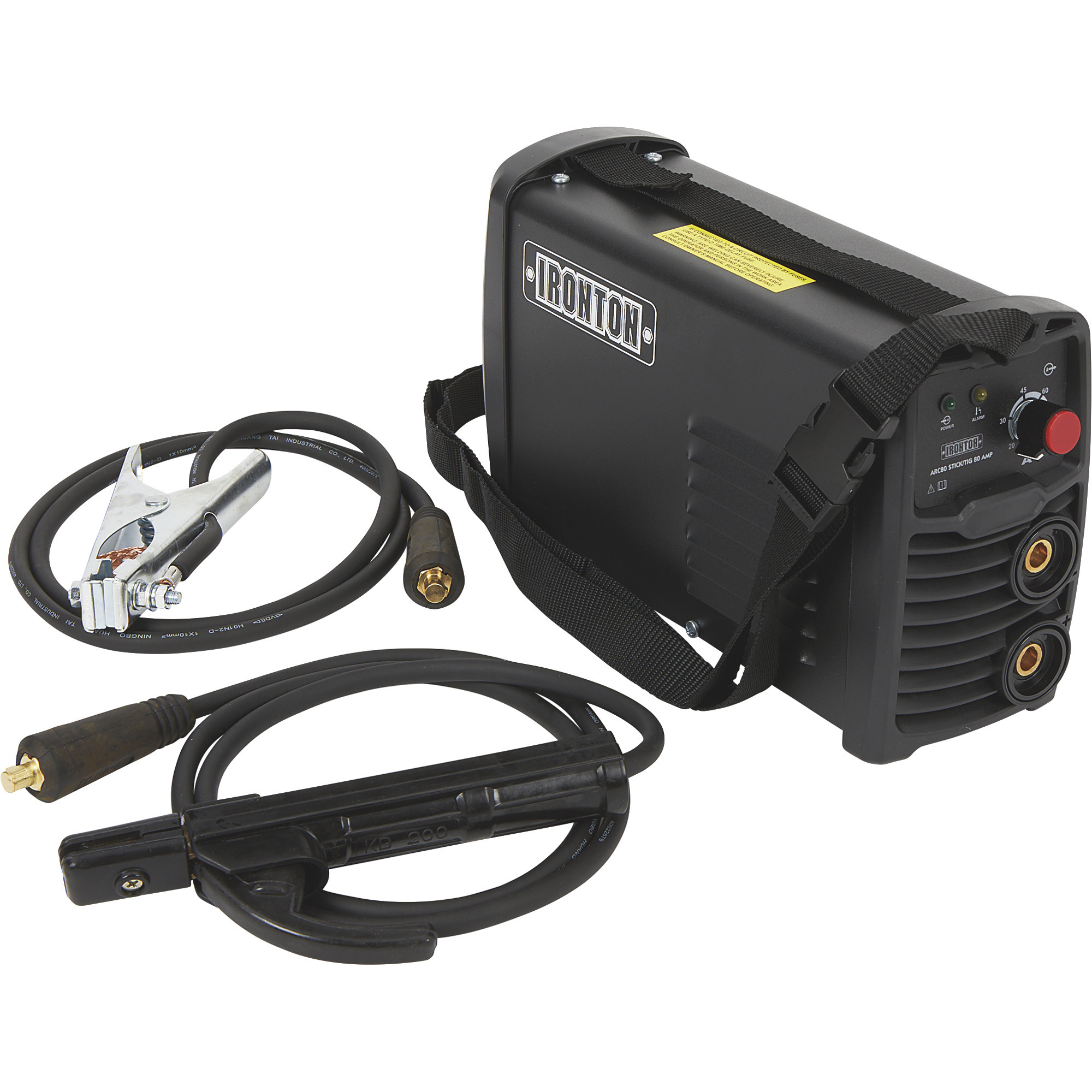 Ironton ARC80 Stick Welder with TIG function, Inverter, 120 Volt, 20-80 Amp Output
